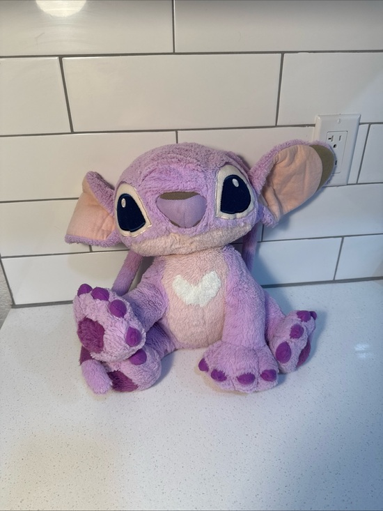 Disney Other - Disney Purple Stitch Plush with Heart Chest